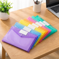 Candy Color PP Snap File Bag